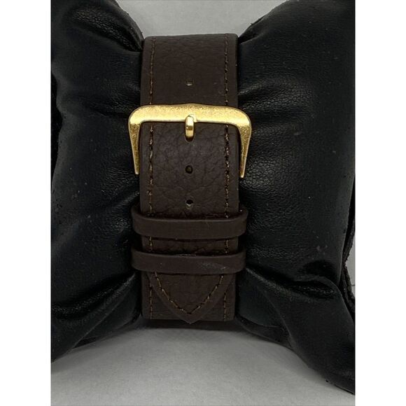 Eleven Eleven Unisex Brown Leather Analog Camo Dial Quartz Wrist Watch LJ439 - Picture 6 of 12